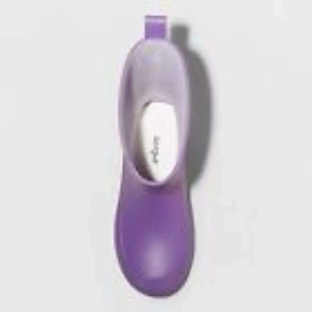 Cat & Jack Kids' Andy Slip-On Rain Boots Purple Big Kid SZ 6:NWOT